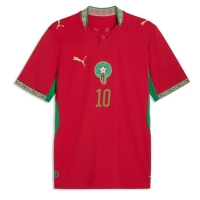 Camiseta Marruecos Brahim Diaz #10 Primera Equipación Replica Mundial 2026 mangas cortas